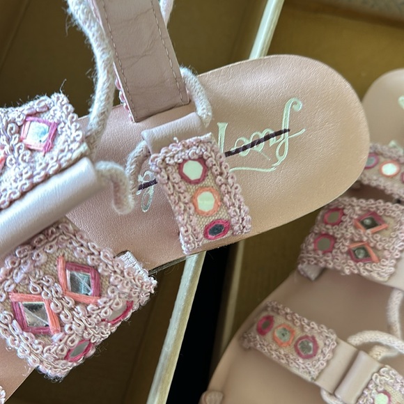 NIB Free People Mantra Mirror Sandals by FP Collection - Picture 6 of 8